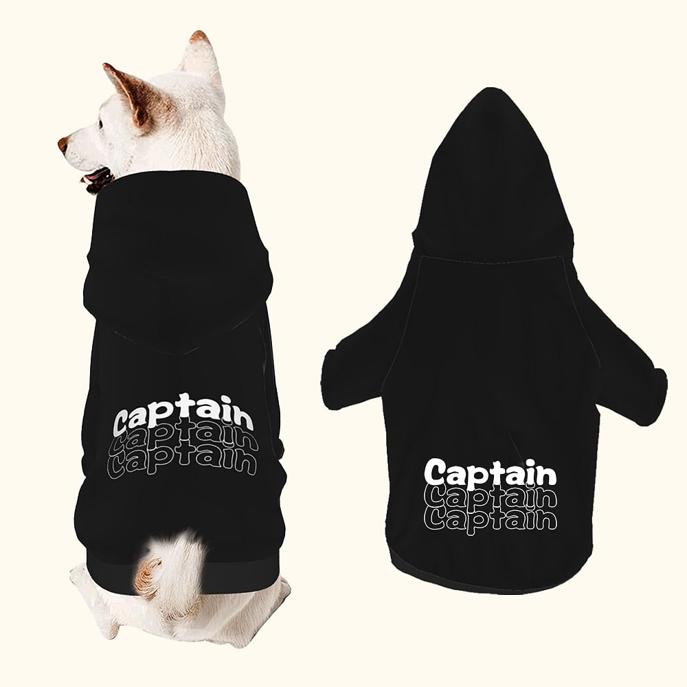 Sweat à Capuche pour Chien Vêtement Multicolore Personnalisé avec Nom Cadeau Anniversaire Fête des Mères pour Amoureux des Animaux