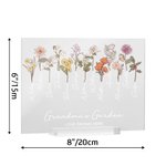 Plaque Acrylique Personnalisée avec Nom Décoration Maison Cadeau d'Anniversaire Fête des Mères pour Maman Grand-Mère