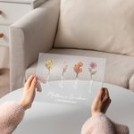 Plaque Acrylique Personnalisée avec Nom Décoration Maison Cadeau d'Anniversaire Fête des Mères pour Maman Grand-Mère