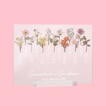 Plaque Acrylique Personnalisée avec Nom Décoration Maison Cadeau d'Anniversaire Fête des Mères pour Maman Grand-Mère