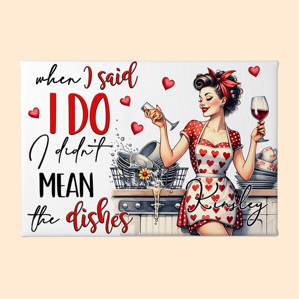 Henkilökohtainen Naisen itsenäisyys Kehyksetön maalaus seinätaide nimellä Kodin sisustus Äidin tupaantuliaislahja hänelle