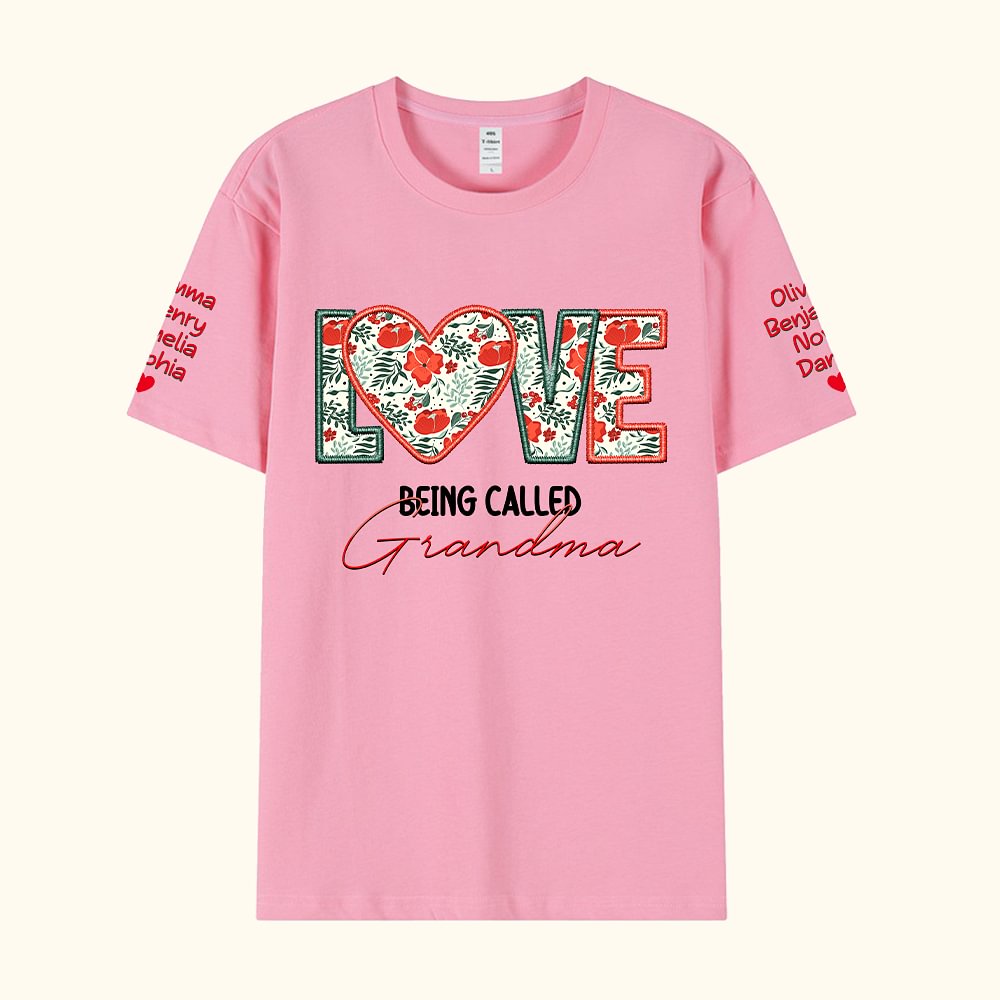 T-shirt Sweatshirt personnalisé avec les noms des enfants Cadeau d'anniversaire de la fête des mères pour grand-mère maman