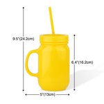 Gepersonaliseerde Multi-color 20oz Name Tumbler Marson Jar met deksel en rietje Party Bridesmaid Gift voor haar