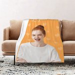 Suave manta personalizada con motivo de corazón y texto Día de la Madre Cumpleaños Regalo para mamá Familia