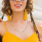 Personalizada hebreo nombre collar con estrella de David encanto judío Bat Mitzvah Hanukkah regalo para las mujeres