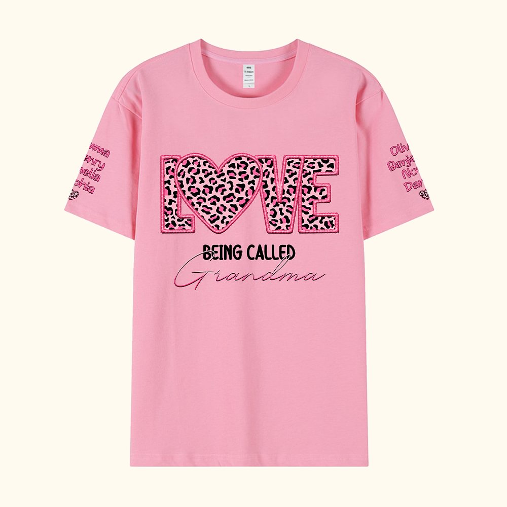 T-shirt Sweatshirt personnalisé avec le nom de l'enfant Cadeau d'anniversaire de la fête des mères pour Mamie Maman