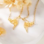 Gepersonaliseerde kolibrie ketting met geboorte bloem verjaardag Moederdag Valentijnsdag cadeau voor vrouwen