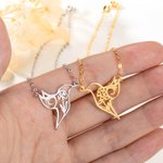 Gepersonaliseerde kolibrie ketting met geboorte bloem verjaardag Moederdag Valentijnsdag cadeau voor vrouwen