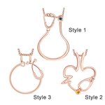 Collier porte-bague infirmière personnalisé