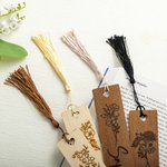 Segnalibro in legno personalizzato inciso con nome, compleanno, festa della mamma, regalo bibliotecario per l'amico amante dei libri