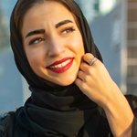 Bague Ouverte Personnalisée avec Pierre de Naissance et Nom Arabe Anneau Style Islamique Cadeau Anniversaire pour Femme