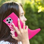 Moda personalizzata stile font curvo 3D scarpa con tacco alto Custodia per iPhone con nome Regalo di compleanno divertente per gli amici