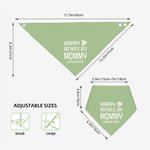 Personalized Adjustable Cotton Baby Bib with Text First Mother’s Day Gift For New Mom Baby