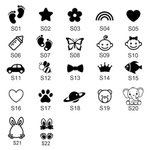 Personalized Macaron-coloured Box of 12 HB Pencils Stationery Set with Name and Cute Elements Children's Day Back to School Gift for Kids