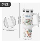 Gobelet personnalisé en acier inoxydable de qualité alimentaire avec nom Cadeau d'anniversaire de fête des mères Cadeau de tricot pour les amoureux de