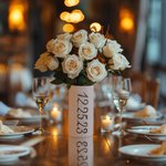 Vaso di vetro fatto a mano personalizzato in argilla con testo Data Compleanno Regalo di nozze per la coppia