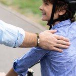 Bracelet Style Chaîne Vélo Personnalisé avec Nom Gravé Cadeau Anniversaire Fête des Pères pour Homme