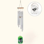 Personalised Pet Photo Wind Chime with Text Home Decor Birthday Sympathy Memorial Gift for Pet Lover