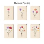 Personalizado Nacimiento Flor de madera magnética caja de agujas con nombre Cumpleaños Día de la Madre de regalo para los amantes de la costura