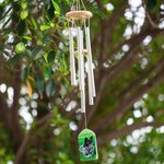 Personalised Pet Photo Wind Chime with Text Home Decor Birthday Sympathy Memorial Gift for Pet Lover