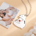 Personalisierte Umarmung Bär Halskette mit 1-6 kleine Bären & eingravierten Namen Geburtstag Muttertag Geschenk für Frauen