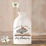 Gepersonaliseerde Teach Them Love Them Watch Them Grow Keramische Vaas Bloemen Home Decoratie met Naam Terug naar School Waardering Gift voor Leraar