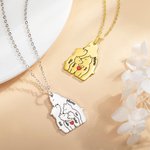 Personalisierte Umarmung Bär Halskette mit 1-6 kleine Bären & eingravierten Namen Geburtstag Muttertag Geschenk für Frauen