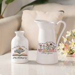 Gepersonaliseerde Teach Them Love Them Watch Them Grow Keramische Vaas Bloemen Home Decoratie met Naam Terug naar School Waardering Gift voor Leraar