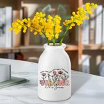 Gepersonaliseerde Teach Them Love Them Watch Them Grow Keramische Vaas Bloemen Home Decoratie met Naam Terug naar School Waardering Gift voor Leraar