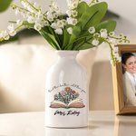 Gepersonaliseerde Teach Them Love Them Watch Them Grow Keramische Vaas Bloemen Home Decoratie met Naam Terug naar School Waardering Gift voor Leraar