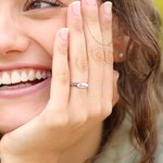 Gepersonaliseerde ovale zegelring met gegraveerde naam Verjaardag Moederdag Verjaardagscadeau voor haar