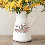 Gepersonaliseerde Teach Them Love Them Watch Them Grow Keramische Vaas Bloemen Home Decoratie met Naam Terug naar School Waardering Gift voor Leraar