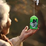 Personalised Pet Photo Wind Chime with Text Home Decor Birthday Sympathy Memorial Gift for Pet Lover