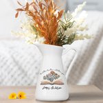 Gepersonaliseerde Teach Them Love Them Watch Them Grow Keramische Vaas Bloemen Home Decoratie met Naam Terug naar School Waardering Gift voor Leraar