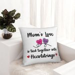Gepersonaliseerd Mamma's Heartstrings Kussenhoes met Kindernamen Home Decor Moederdag Verjaardagscadeau voor Mamma Oma