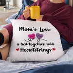 Gepersonaliseerd Mamma's Heartstrings Kussenhoes met Kindernamen Home Decor Moederdag Verjaardagscadeau voor Mamma Oma