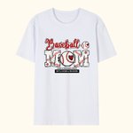 T-Shirt Personnalisé avec Texte et Motif de Balle Cadeau Anniversaire Fête pour Maman