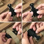 Personalized MOLLE EDC Mini Tactical Knife Portable Survival Tool Camping Gift for Man