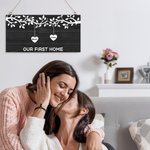 Segno di legno dell'albero genealogico personalizzato con 1-12 nomi a cuore Decorazione murale Festa della mamma Regalo di anniversario per la famigli