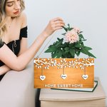 Segno di legno dell'albero genealogico personalizzato con 1-12 nomi a cuore Decorazione murale Festa della mamma Regalo di anniversario per la famigli