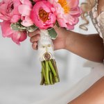 Personalised Photo Lapel Pin Bouquet Charm Memoriral Wedding Graduation Gift for Groom Bride Graduates