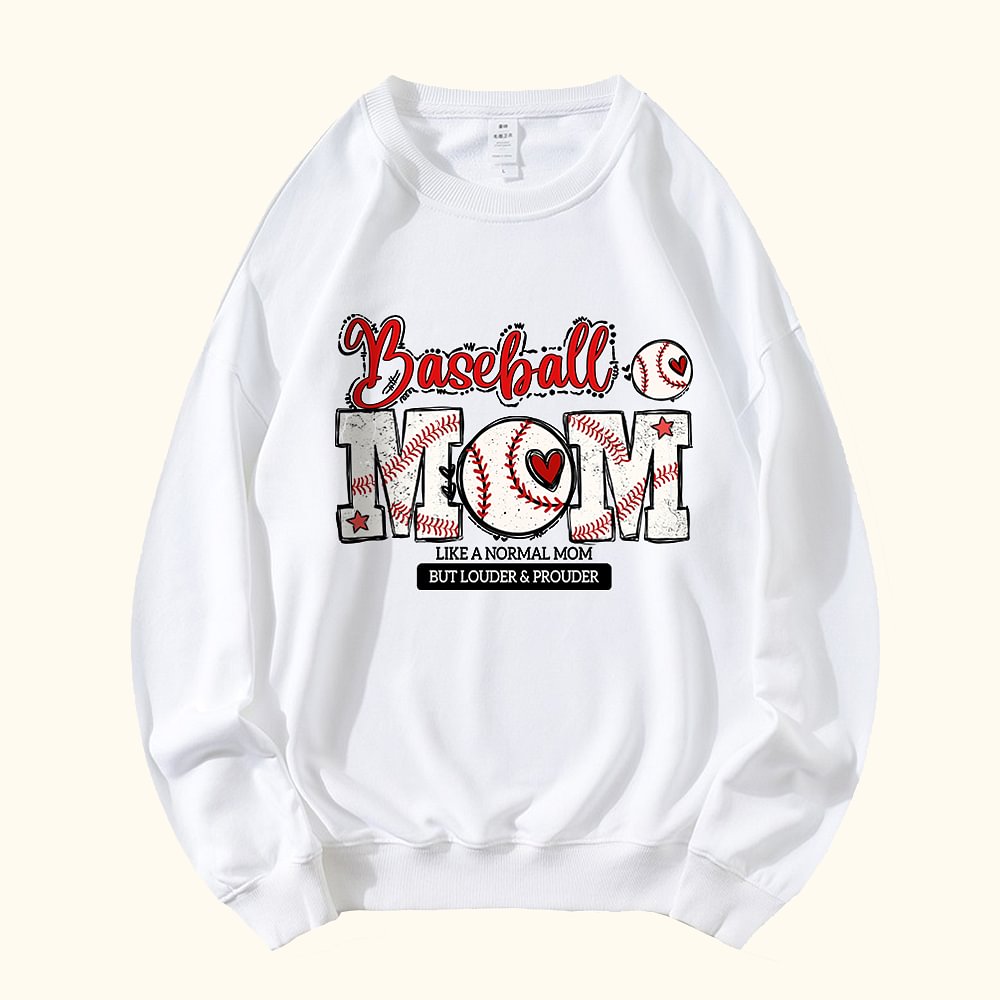 Sweatshirt personnalisé avec texte Anniversaire Fête des mères Cadeau pour maman
