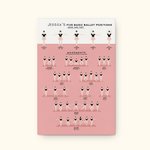 Personalized Ballet Dance Positions  & Movements Canvas Poster Decorative Wall Art Birthday Gift for Ballerina Ballet Lovers