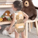 Personalized Classic Winnie the Pooh Theme Cotton Baby Onesie with Name Baby Shower Gift for Newborn