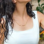 Personalised Minimalist Multiple Names Necklace Mother's Day Birthday Gift for Women