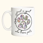 Mug personnalisé en céramique avec 1-6 noms d'animaux Cadeau d'anniversaire pour l'amoureux des animaux de compagnie