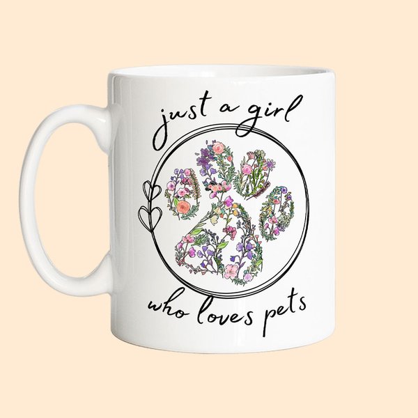 Tazza personalizzata in ceramica a forma di orecchio di animali domestici con 1-6 nomi di animali domestici Regalo di compleanno per gli amanti degli 