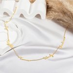Personalised Minimalist Multiple Names Necklace Mother's Day Birthday Gift for Women