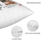 Gepersonaliseerde Best Mom Ever Fotocollage Bloemen Kussenhoes met Tekst Moederdagcadeau voor Moeder Oma