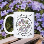 Mug personnalisé en céramique avec 1-6 noms d'animaux Cadeau d'anniversaire pour l'amoureux des animaux de compagnie